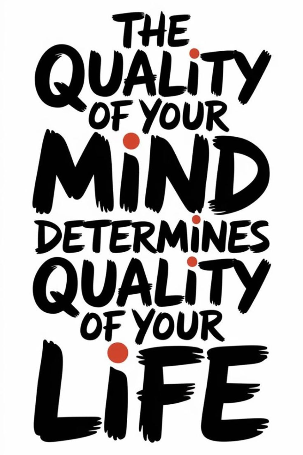 The quality of your mind determines quality of&hellip;