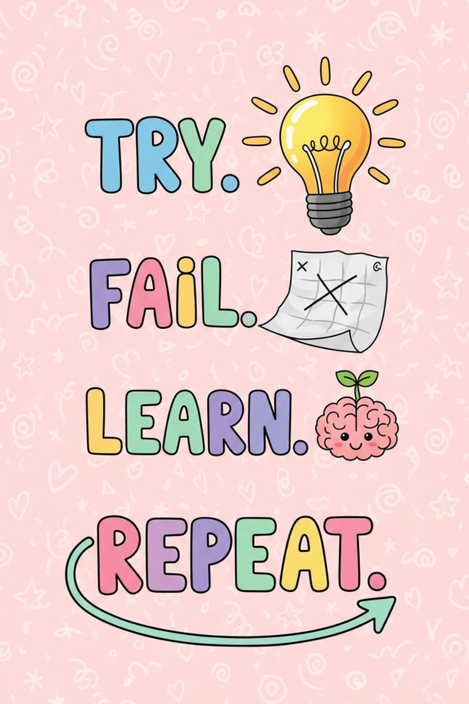 Try. fail. Learn. Repeat