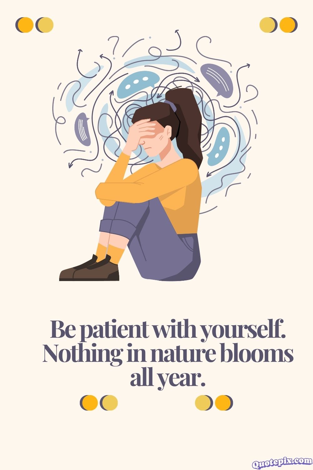 Be patient with yourself. Nothing in nature blooms&hellip;