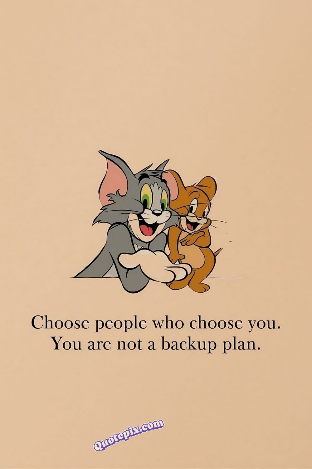 Choose people who choose you. You are not&hellip;