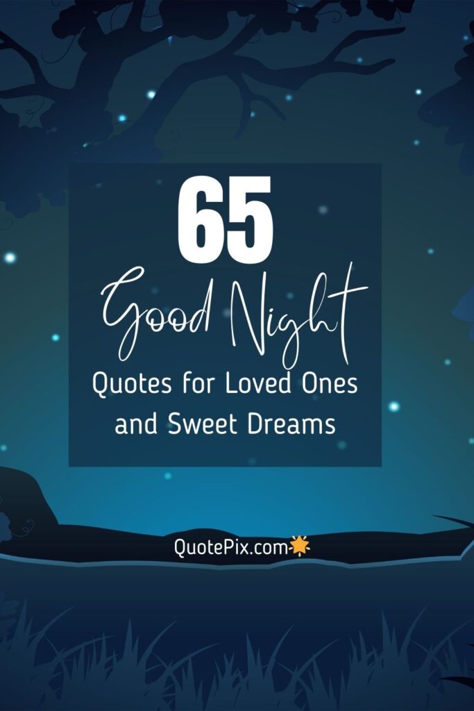 Good night quotes