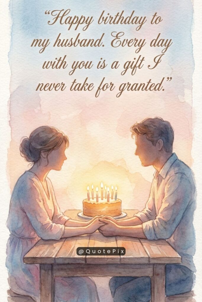 Happy birthday to my husband. Every day with you is a gift I never take for granted.