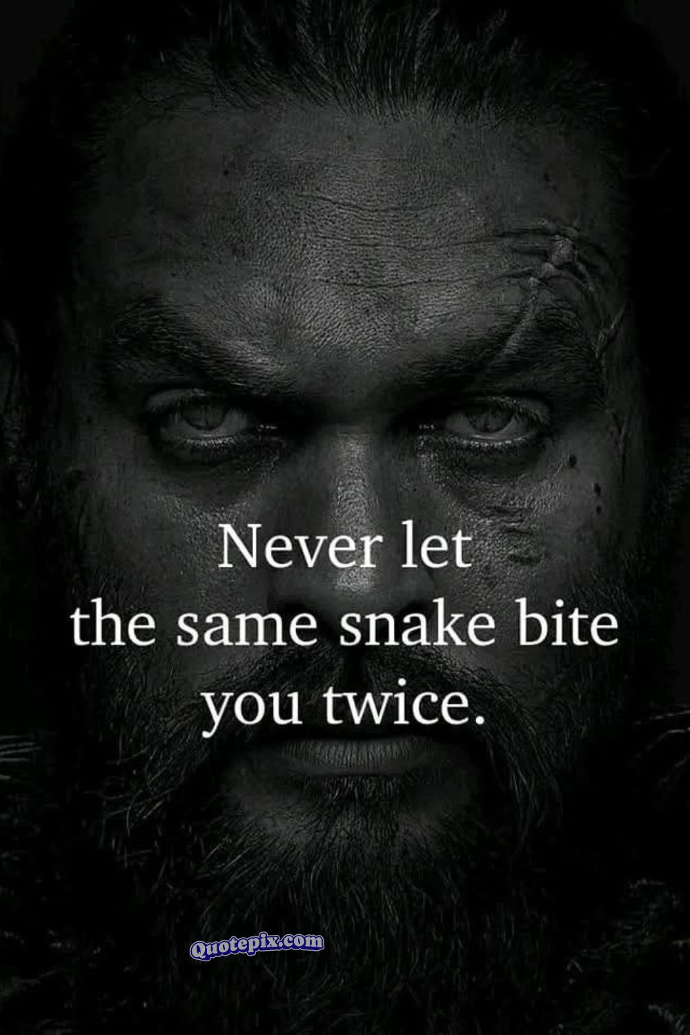 Never let the same snake bite you twice.