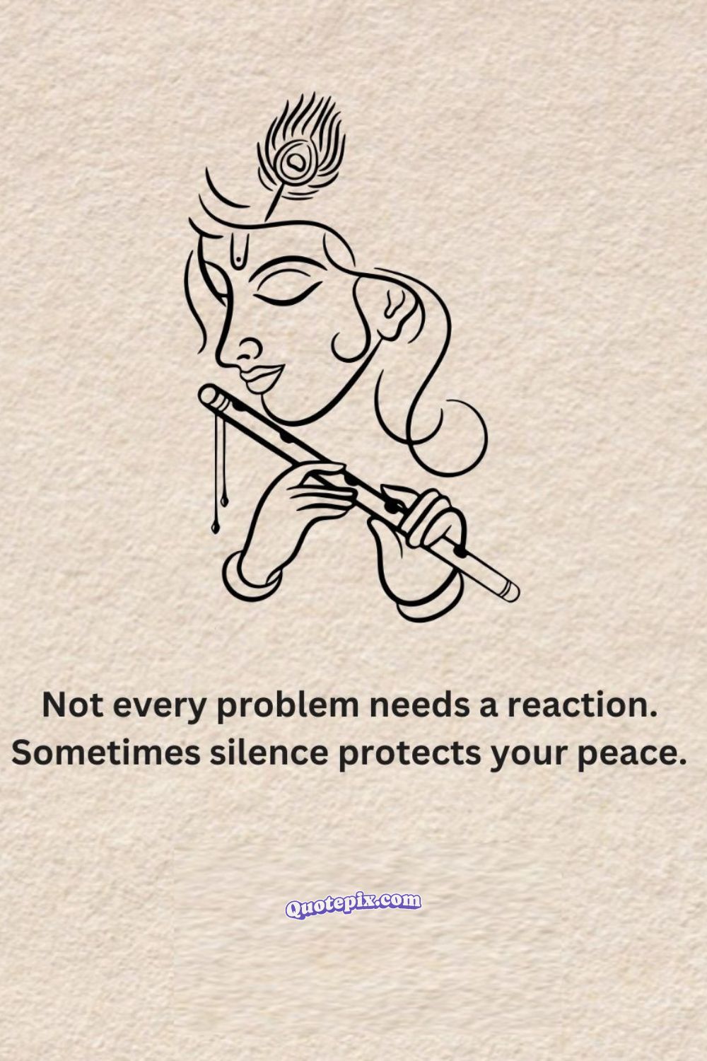 Not every problem needs a reaction. Sometimes silence…