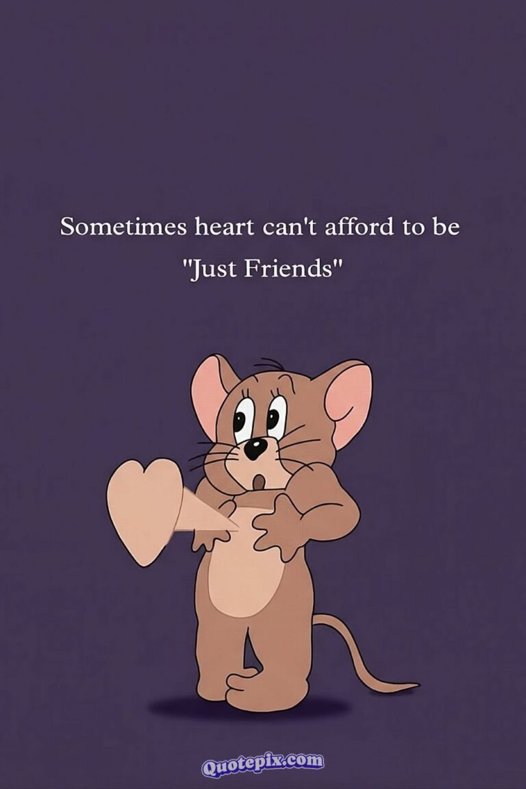 Sometimes heart can't afford to be just friends.