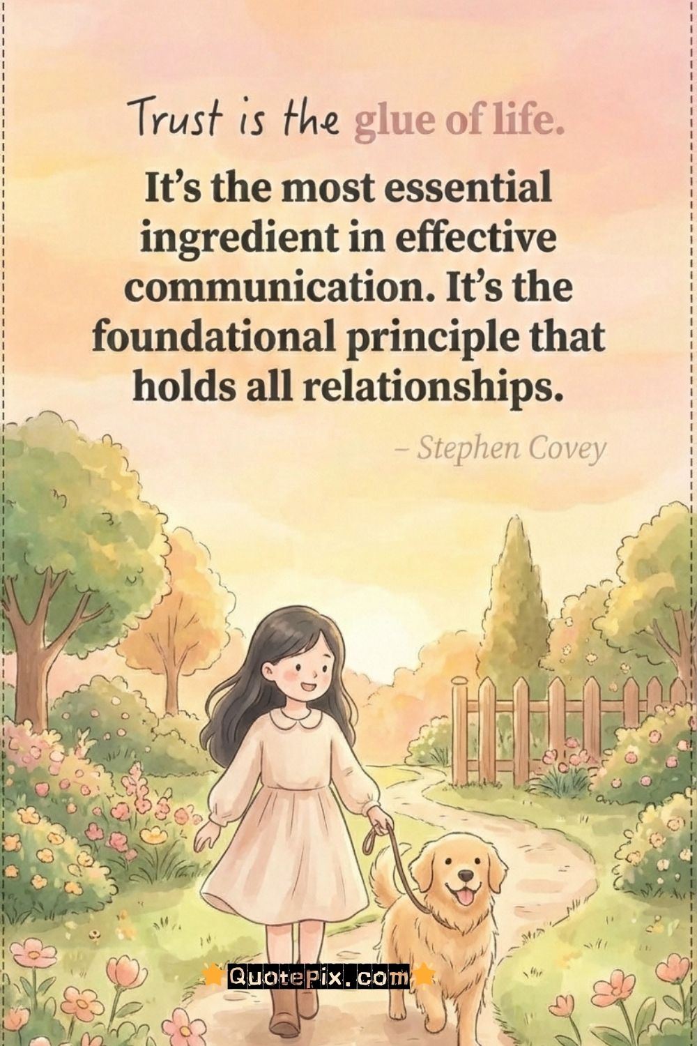 Trust is the glue of life. It’s the&hellip;