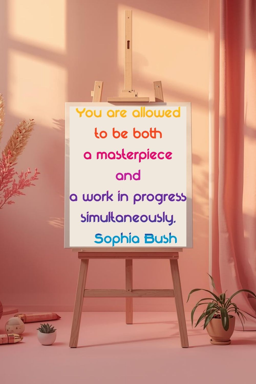 You are allowed to be both a masterpiece&hellip;