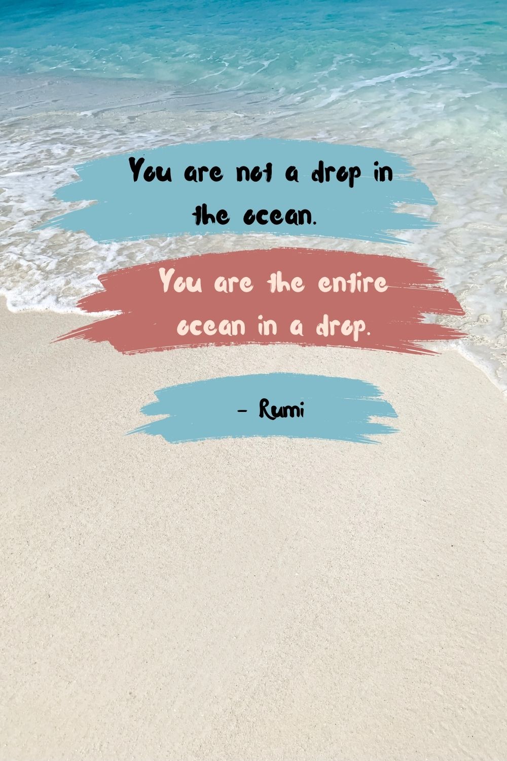 You are not a drop in the ocean.&hellip;