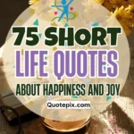 75 Short Life Quotes