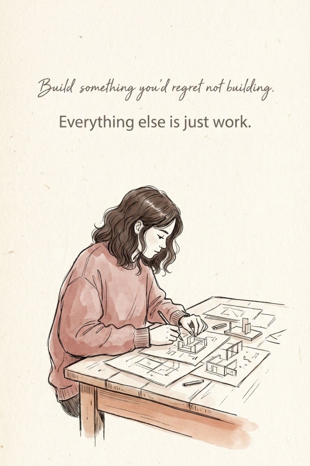 Build something you’d regret not building. Everything else&hellip;