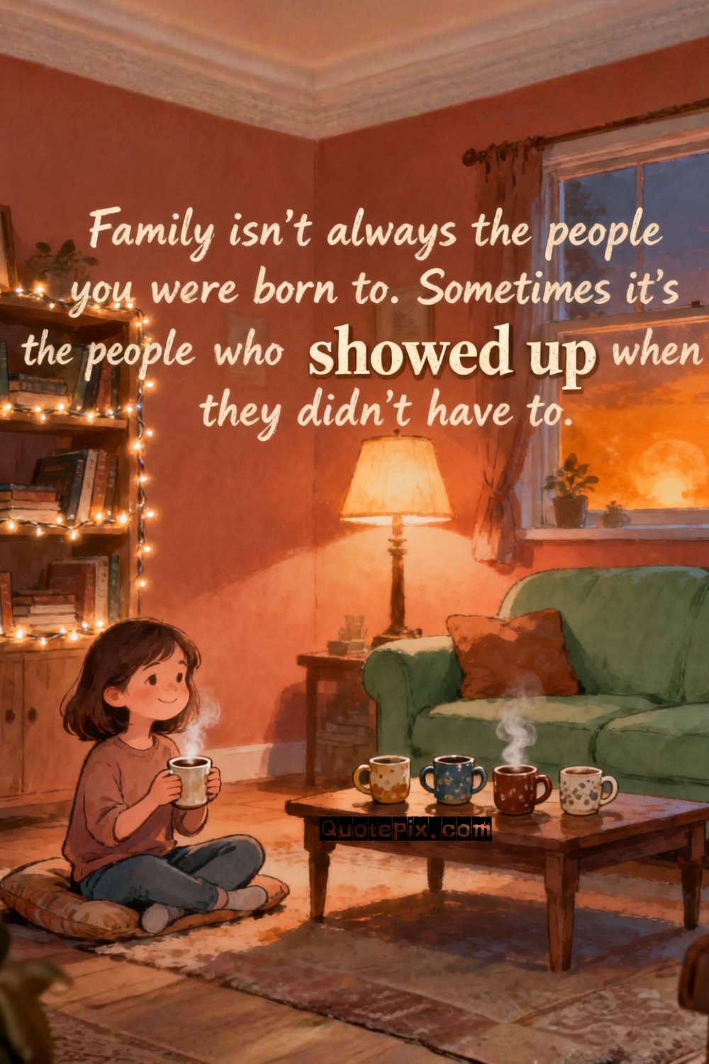 Family isn’t always the people you were born&hellip;
