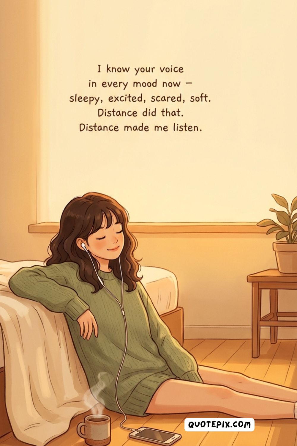 I know your voice in every mood now&hellip;