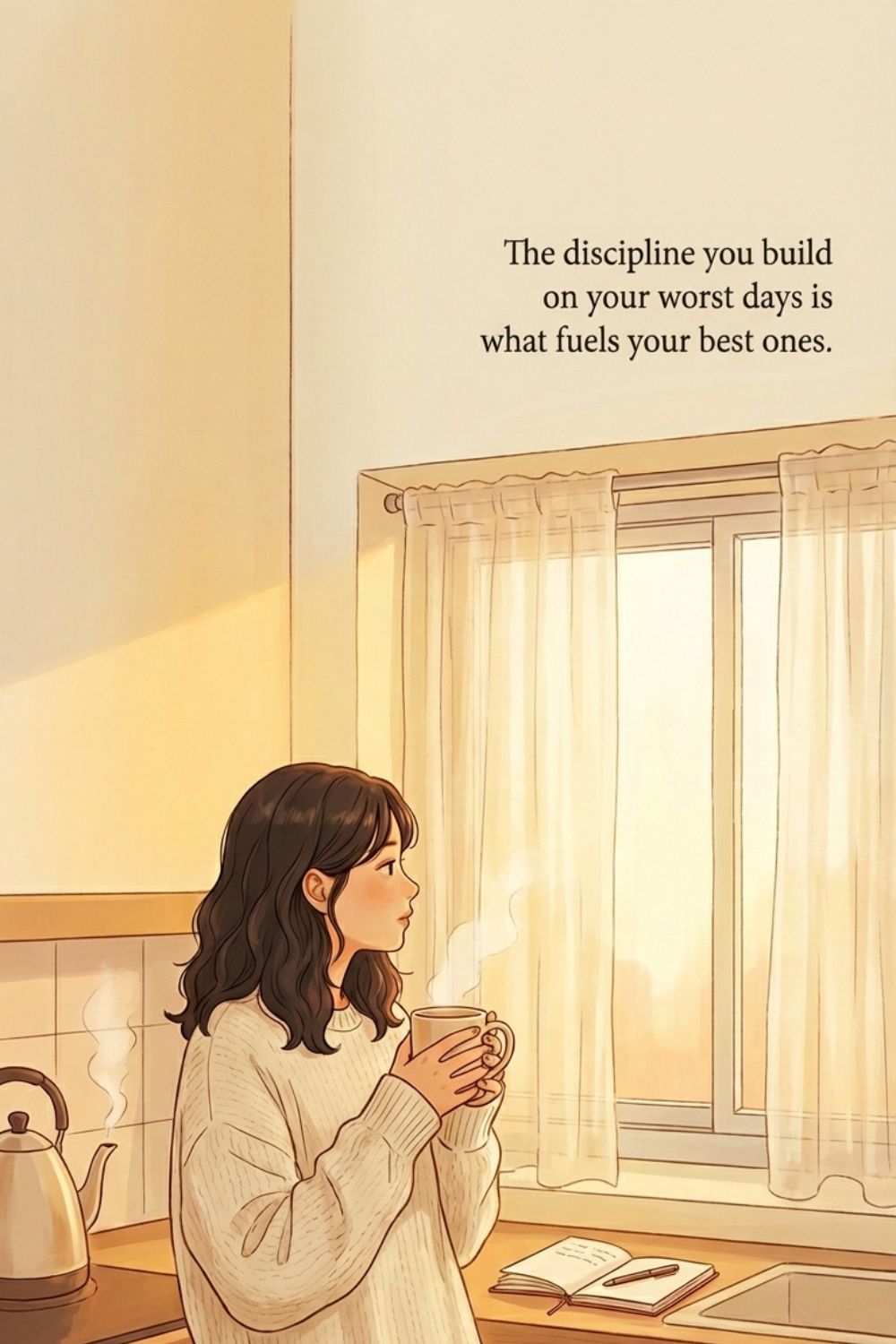 The discipline you build on your worst days&hellip;