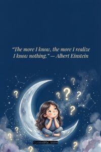 The more I know, the more I realize I know nothing.- Albert Einstein