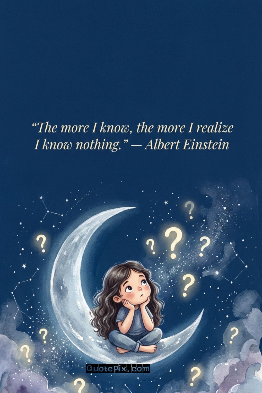 The more I know, the more I realize&hellip;