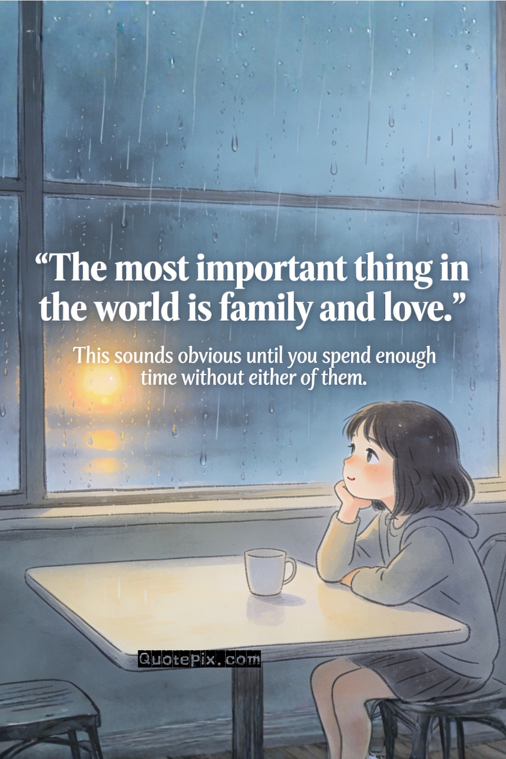 The most important thing in the world is&hellip;