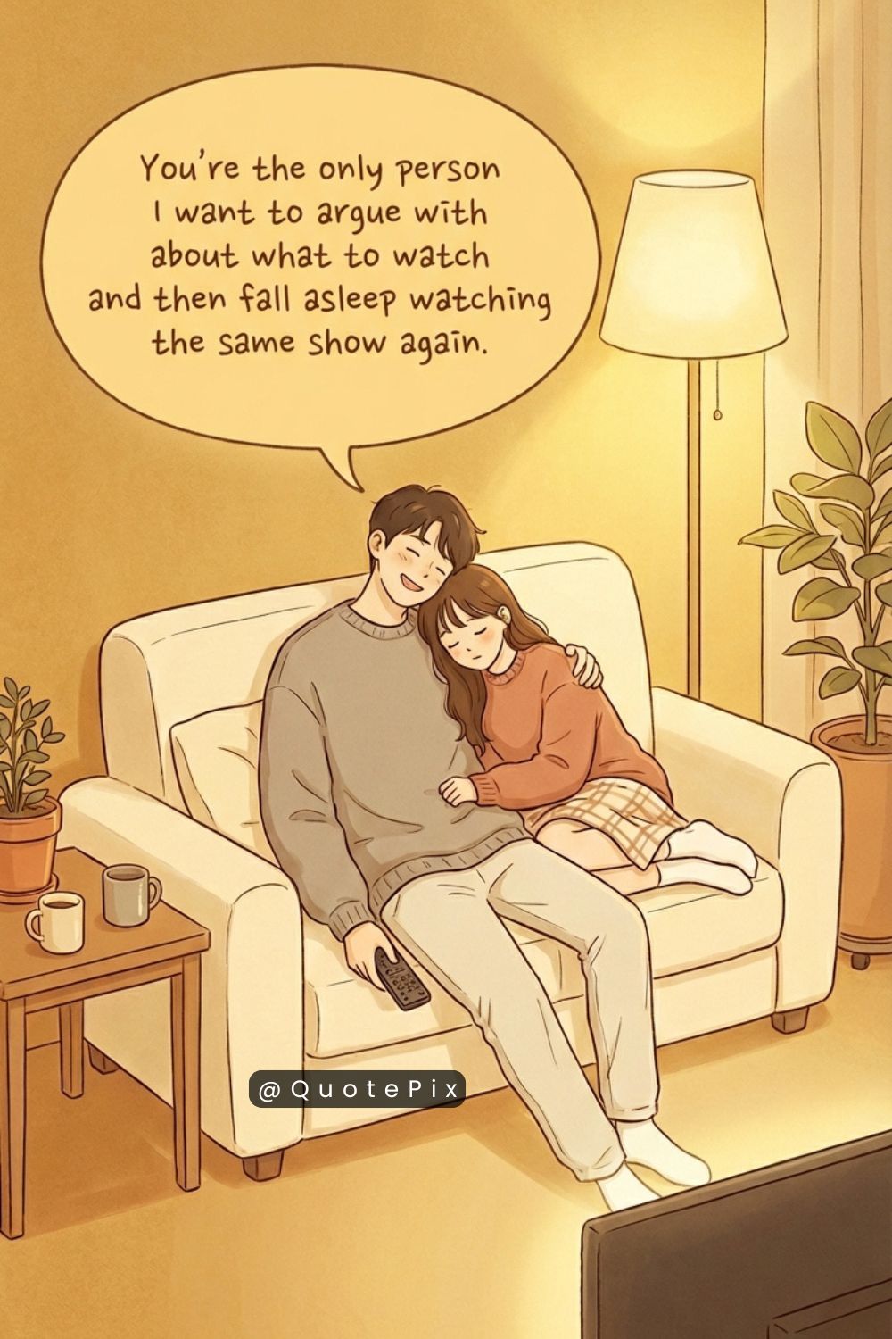 You’re the only person I want to argue&hellip;