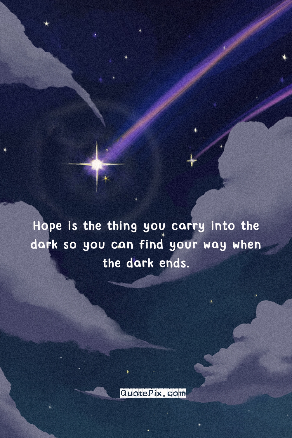 Hope is the thing you carry into the&hellip;