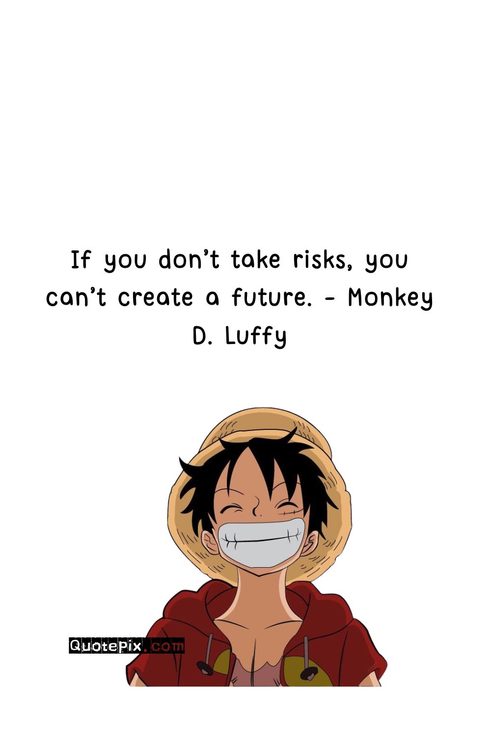 If you don’t take risks, you can’t create&hellip;