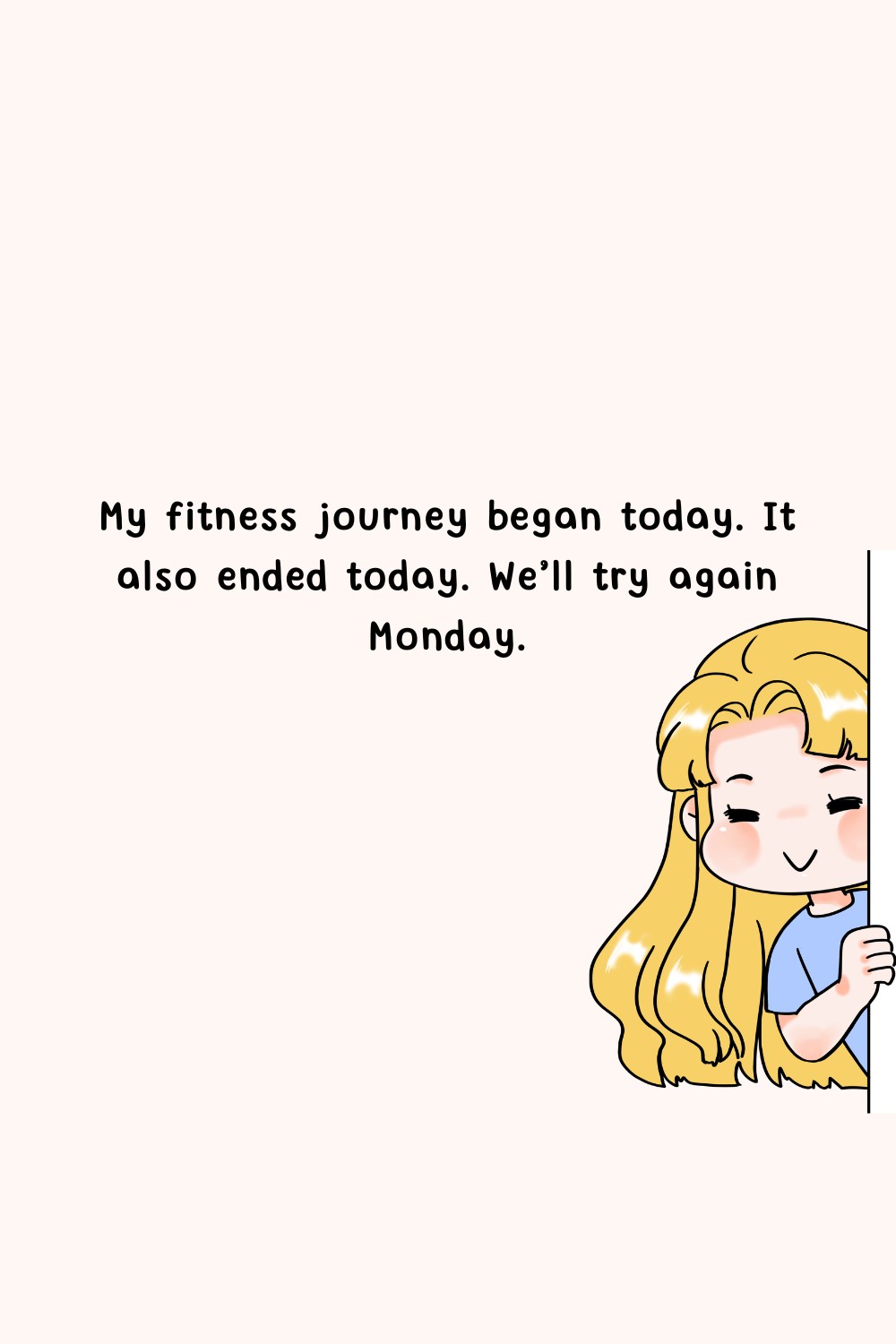 My fitness journey began today. It also ended&hellip;