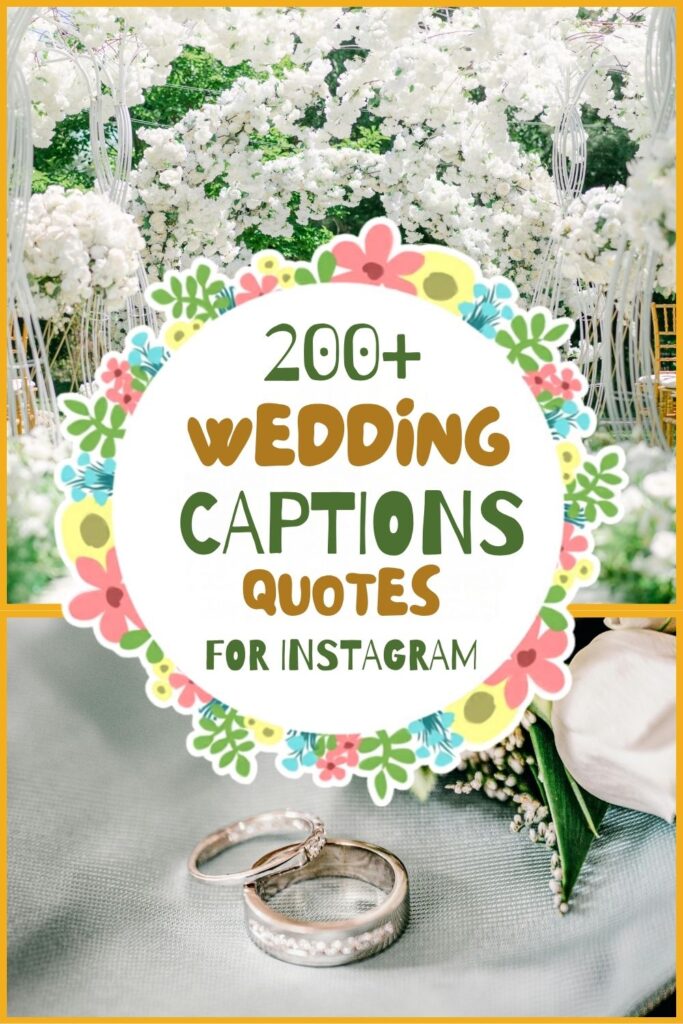 200+ Wedding Captions & Quotes for Instagram: Romantic, Funny & Unforgettable 💍 200+ Wedding Captains & Quotes for Instagram.