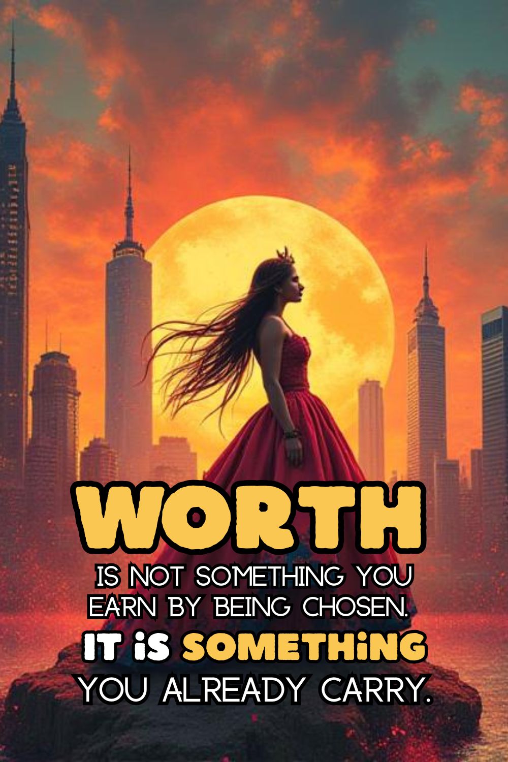 Worth is not something you earn by being&hellip;