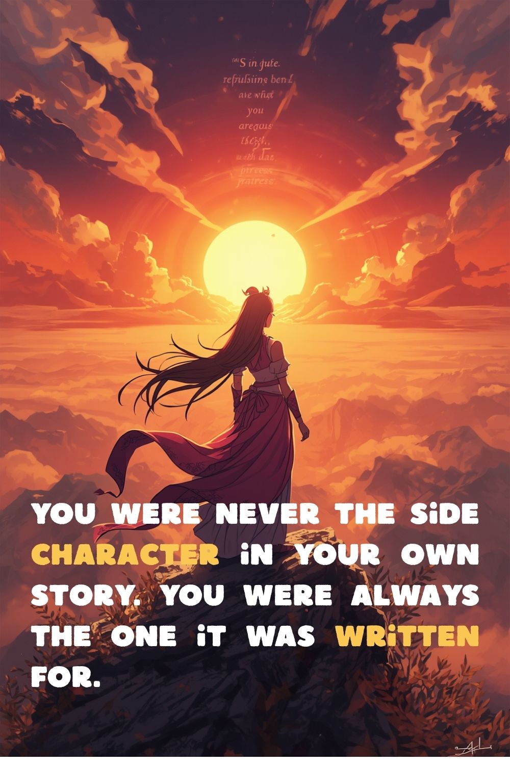 You were never the side character in your&hellip;