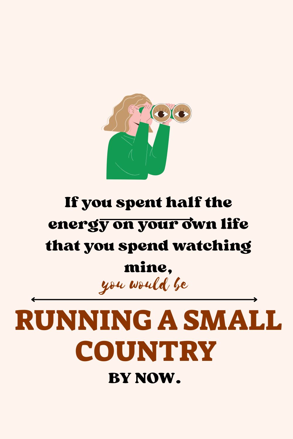 If You spent half the energy on your&hellip;