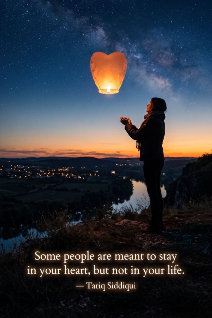 Some people are meant to stay in your heart, but…