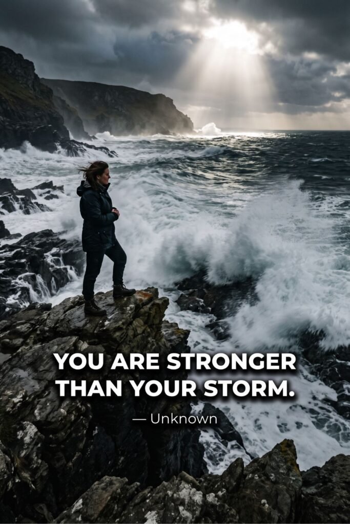 You are stronger than your storm.