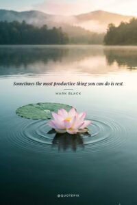 Sometimes the most productive thing you can do is rest.&hellip;