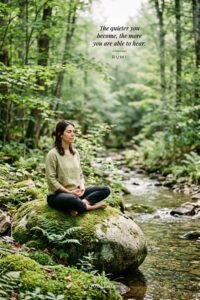 The quieter you become, the more you are able to&hellip;